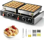 VEVOR 50-tlg. Mini-Pfannkuchen-Maker, Dorayaki-B&auml;cker aus antihaftbeschichtetem