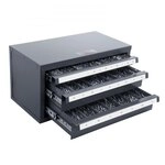VEVOR Bohrer-Spender-Schrank, Bohrer-Organizer mit drei Schubladen f&uuml;r 1 mm...