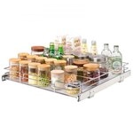 VEVOR ausziehbares Gew&uuml;rzregal 537x533x85 mm Sp&uuml;lschrankregal K&uuml;chenschrank,