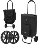 VEVOR Einkaufstrolley Faltbarer Einkaufswagen mit 35kg Tragkraft Schwarz, 27L