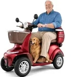 VEVOR Elektromobil mit 4 R&auml;dern, Mobilit&auml;tsroller 227 kg Tragkraft,...