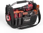 VEVOR Offene Werkzeugtasche 33x20x25cm, Aufbewahrungstasche mit 14 Innen- & 19