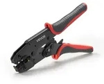 VEVOR Crimpzange Ratschenfunktion 0,5-6 mm2, Kabelschuhzange mit Klaren...