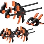 VEVOR Einhandzwinge, 8er-Pack, 15,24 & 30,48 cm &Ouml;ffnung, mit Federzwingen,