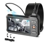 VEVOR Dual Lens Endoskopkamera mit 5 Zoll Bildschirm, 3000mAh Akku...
