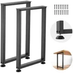 VEVOR Tischkufen aus Vierkantprofilen 2er-Set 450x740 mm, Tischuntergestell...