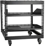 VEVOR 9U Server-Rack mit offenem Rahmen, 23 bis 40 Zoll einstellbare Tiefe,