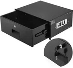 VEVOR 4U-Rackschublade, 22,68 kg, abschlie&szlig;bares Serverschrankgeh&auml;use,