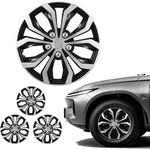 VEVOR 4x Universale Radkappen 16 Zoll, Radzierblenden Set aus ABS Kunststoff,