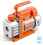 VEVOR Vakuumpumpe, 3,5 CFM 99 L/min, 1-stufig, 180 W geeignet f&uuml;r R134a-, R22-...