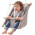 VEVOR 3-in-1 Babyschaukel Kinderschaukel 30kg H&auml;ngeschaukel aus Canvas Grau,...