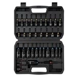 VEVOR Steckschl&uuml;sselsatz, 34-tlg., SAE- & Metrische Gr&ouml;&szlig;en, Magnetische