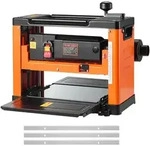 VEVOR Dickenhobel, Dreiblatt, 330 mm Arbeitstisch, Hobelmaschine, 2 kW,...