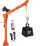 VEVOR Pickup-Kran Ladekran mit 12V Elektrischer Seilwinde 499kg Tragkraft,...