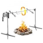 VEVOR Lammgrill 38 W 40 kg 1321 mm Drehspie&szlig; Spanferkelgrill Edelstahl f&uuml;r