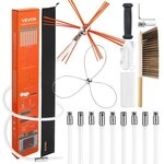 VEVOR Schornsteinb&uuml;rste-Set, Kaminb&uuml;rste mit max. 10 m L&auml;nge,...