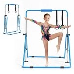 VEVOR Gymnastikstange f&uuml;r Kinder mit 63,5 kg Tragkraft, Klappbares Turnreck mit