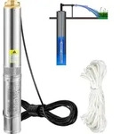 VEVOR 82 mm Tiefbrunnenpumpe 750W Brunnenpumpe 100L/min Tauchpumpe max. F&ouml;rderh&ouml;he