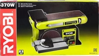 Ryobi RBDS4601G Band- und Tellerschleifer 375W mit Staubabsauganschluss