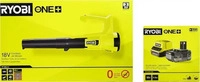 Ryobi Set Laubbl&auml;ser 18V ONE+ mit 4.0Ah Akku und Ladeger&auml;t