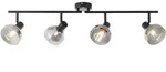 Brilliant Deckenstrahler Reflekt schwarz matt rauchglas E14 max. 18W schwenkbar