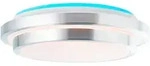 Brilliant LED Deckenleuchte Vilma wei&szlig; silber 24W CCT RGB Backlight mit...