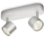 Philips LED Deckenstrahler Star Alu 9W 1000lm 2700K Warmwei&szlig; dimmbar & schwenkba...