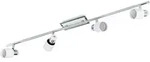Eglo LED Deckenstrahler DAVIDA chrom wei&szlig; GU10 5W schwenkbar
