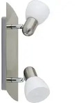 Eglo LED Deckenstrahler ENEA nickel matt Glas E14 max. 40W schwenkbar