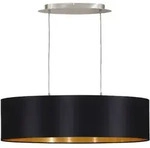 Eglo Pendelleuchte MASERLO schwarz grau E27 max. 60W