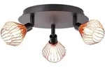 Brilliant Deckenstrahler Dalma G9 schwarz kupfer max. 33W schwenkbar
