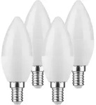 M&uuml;ller Licht LED Leuchtmittel Kerzenform 4er Set 3W=25W E14 250lm 2700K (Warmwei...