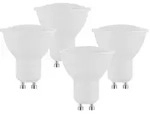 M&uuml;ller Licht LED Leuchtmittel Reflektorform 4er Set 4,5W GU10 320lm 2700K (Warmw...