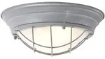 Brilliant Deckenleuchte Typhoon grau Beton industrie stil E27 max. 30W &Oslash;34cm