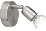 Brilliant LED Wandspot Loona eisen GU10 2,5W 3000K Warmwei&szlig; schwenkbar