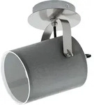 Eglo Wandleuchte VILLABATE E27 Nickl/Grau max. 10W