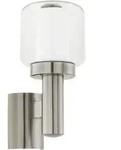 Eglo Au&szlig;enwandleuchte Poliento E27 Max. 40W Silber