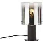 Brilliant Tischleuchte Beth Glas rauchglas E27 max. 60W mit Kabelschalter