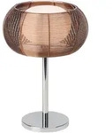 Brilliant Tischleuchte Relax bronze chrom G9 max. 25W mit Kabelschnurschalter
