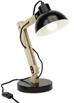Brilliant Schreibtischleuchte Moda schwarz Holz E27 max. 25W schwenkbar