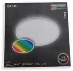 Briloner LED Deckenleuchte wei&szlig; 22W 4000K Neutralwei&szlig; RGB mit Fernbedienung &...