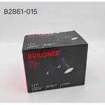 Briloner LED Wandspot Rock schwarz GU10 4,9W 3000K Warmwei&szlig; schwenkbar