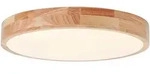 Brilliant LED Deckenleuchte Slimline Natur Holz Optik 22W 3000K Warmwei&szlig; &Oslash;39cm