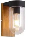 Brilliant Au&szlig;enwandleuchte Cabar Holz Optik E27 max. 40W IP44