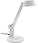 Eglo LED Schreibtischleuchte BANDERALO wei&szlig; 4,8W CCT Warm-Tageslichtwei&szlig; mit Ind...