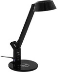Eglo LED Schreibtischleuchte BANDERALO schwarz 4,8W CCT Warm-Tageslichtwei&szlig;...