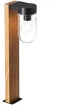 Brilliant Au&szlig;enstehleuchte Cabar holz dunkel schwarz E27 max. 40W IP44
