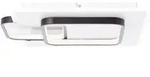 Brilliant LED Deckenleuchte Rezia wei&szlig; schwarz 36W 4100lm 3000K Warmwei&szlig;