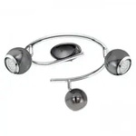 Eglo LED Deckenstrahler BIMEDA schwarz chrom GU10 9W 3000K Warmwei&szlig; schwenkbar