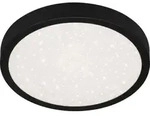 Brilo LED Deckenleuchte Runa schwarz 18W 2000lm 4000K (Neutralwei&szlig;) mit Sterneff...
